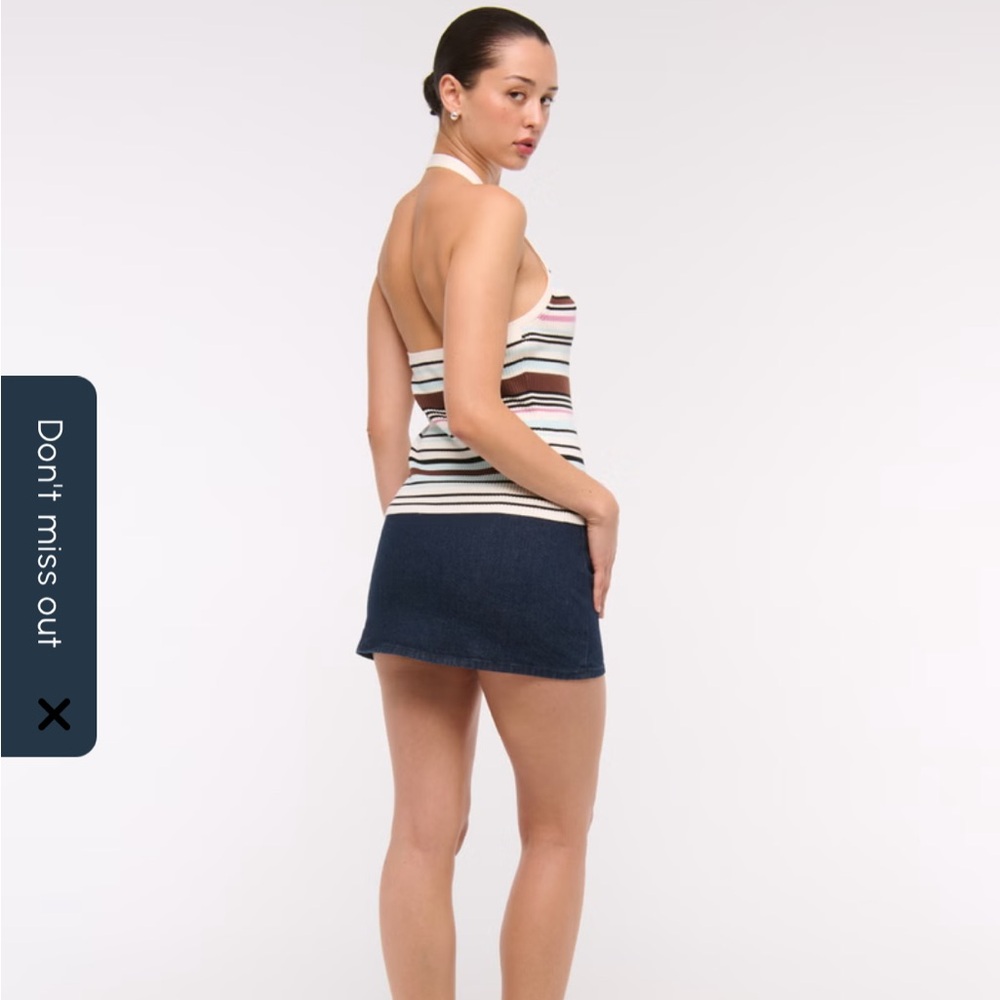 NWT Abercrombie Ribbed Halter Sweater Vest - Picture 4 of 4